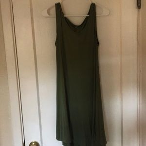 Green casual dress!